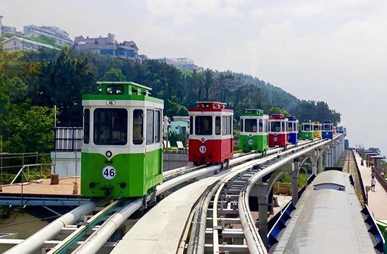 海岸天空膠囊列車(熱門IG打卡景點)