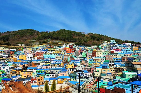 甘川洞彩繪文化村(贈送地圖;韓國觀光100選)
