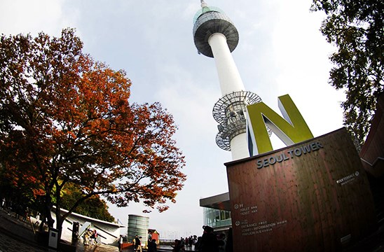 N首爾塔+情人鎖墻(不含電梯）